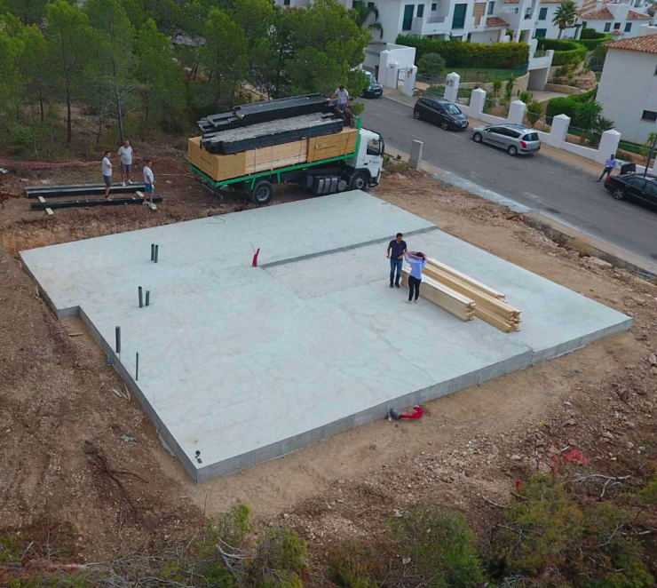 saneamiento de la casa modular